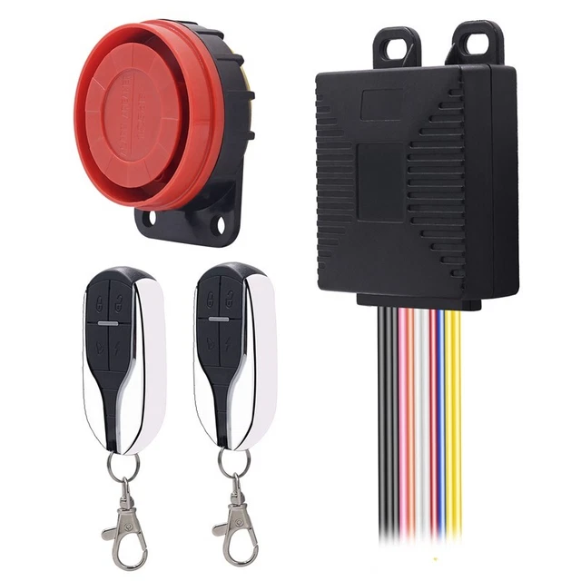 Universal 12V Motorcycle Alarm System Scooter ATV Anti-theft Security Alarm