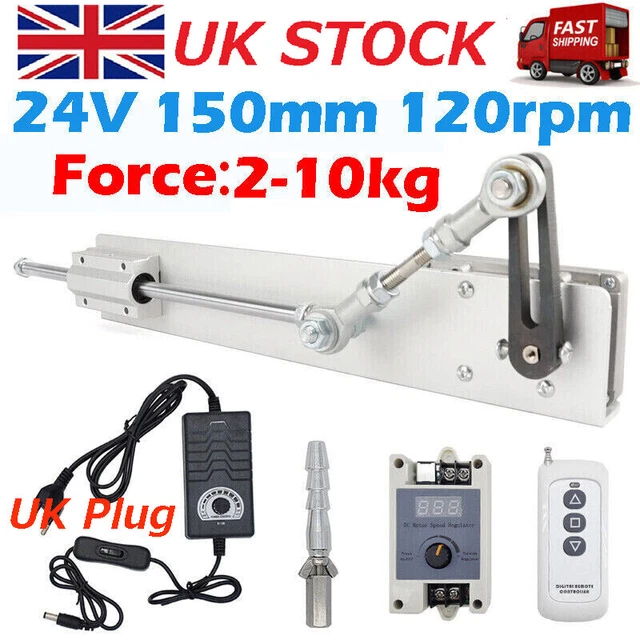 ELECTRIC RECIPROCATING LINEAR Actuator Motor 95/120/160rpm 150mm Stroke