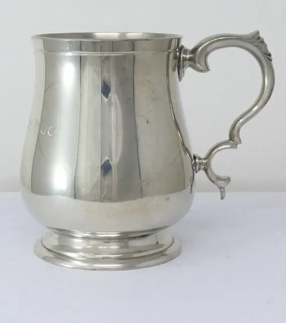 Garrard & Co ½ Pint Tankard Silver Plated Vintage