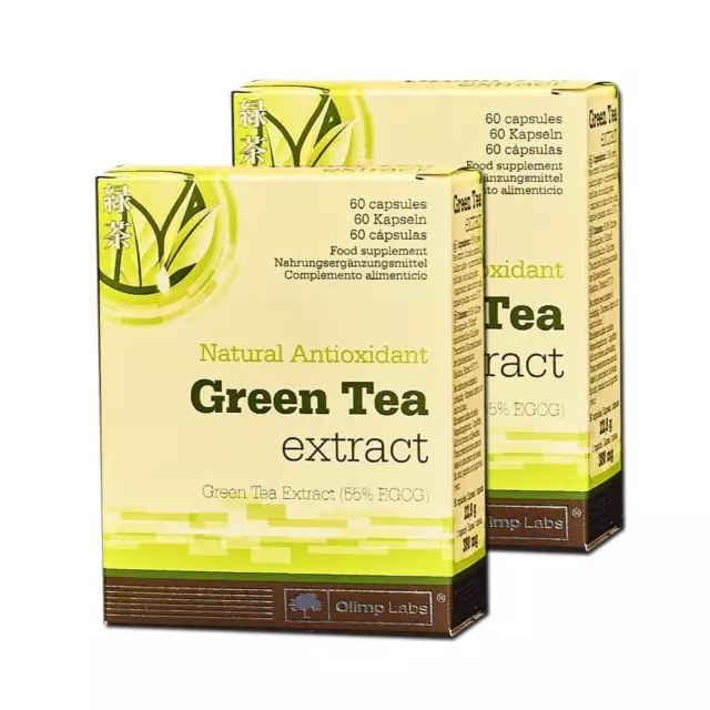 #055 Extracto de té verde Olimp 2x60 cápsulas