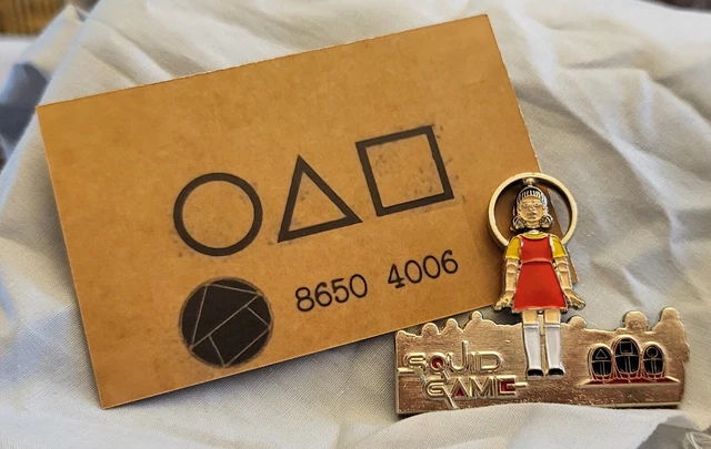 JUEGOS DE CALAMARES Moneda de Plata Muñecas en Movimiento Cabeza