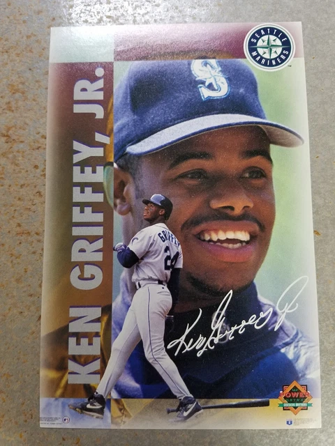 Ken Griffey Jr Seattle Mariners POWER PORTRAIT COSTACOS - MINI POSTER 4x6 INCHES