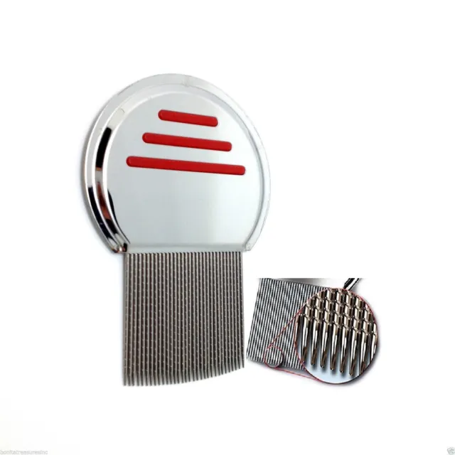 Get down to the Nitty–Gritty with this Metal Lice Nit Louse Comb Free Shipping R 2