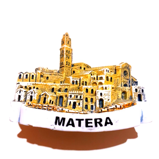 Magnete Calamita Frigo Trieste - Resina Dipinta A Mano, Paesaggio - Foto 8