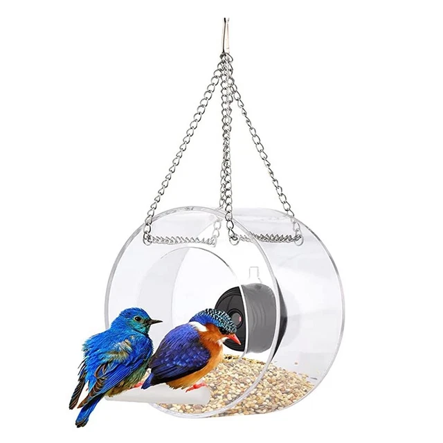 Mangeoire à Oiseaux EVA SOLO Sur Piquet - Dôme Transparent, Design Moderne - Pour Jardin & Balcon