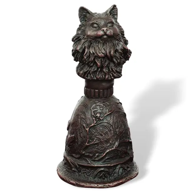 Campana de tabla gato gata campanilla estilo antiguo