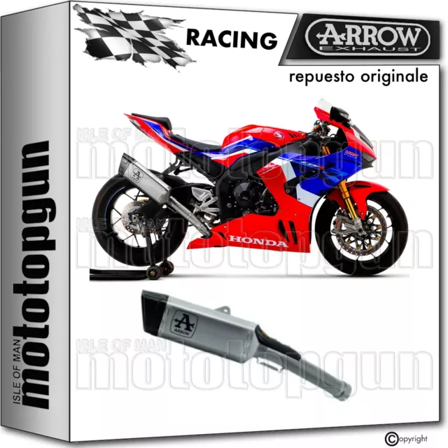 Arrow Tubo De Escape Race Pista Titanio Cc Honda Cbr 1000 Rr-R 2020 20 2021 21