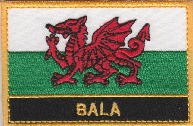 Bala Cymru Town & City Embroidered Sew on Patch Badge