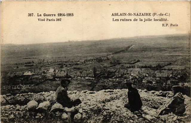 CPA AK Militaire - Ablain-St-Nazaire - The Ruins of the Pretty Locality (698072)
