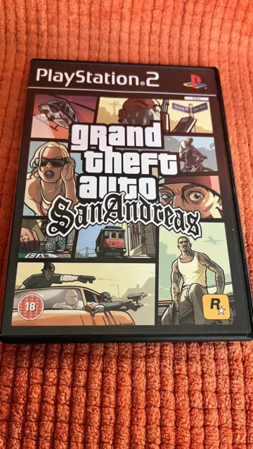 Vtg TESTED W MAP (RARE) Grand Theft Auto San Andreas PS2 Games Playsta –  ParadiseTradingPost