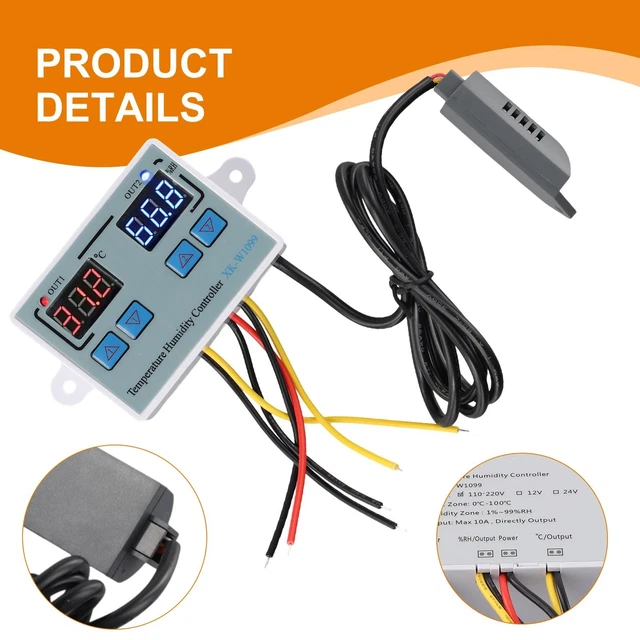 RELIABLE DIGITAL DISPLAY Controller for Temperature and Humidity XK ...