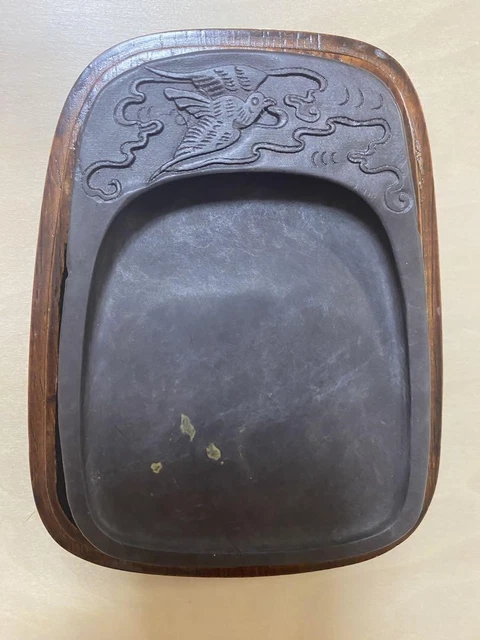 中国 細密彫刻 書道具 端渓硯 装飾端渓雕盒 M 7758E £313.09