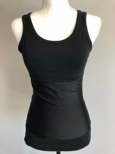 Jockey Women s Tummy Slimming Tank, Black, Size M, Pre-owned