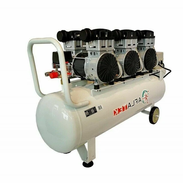 Compressore D'Aria 5.5HP 4000W - Testa A V Doppio Cilindro, Portata 600L/min (21CFM), 8 Bar, 850 Giri/min, Uso Industriale