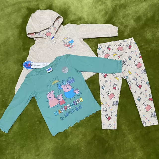 George Girls 18-24 Months Peppa pig Outfit  Bundle - BNWT