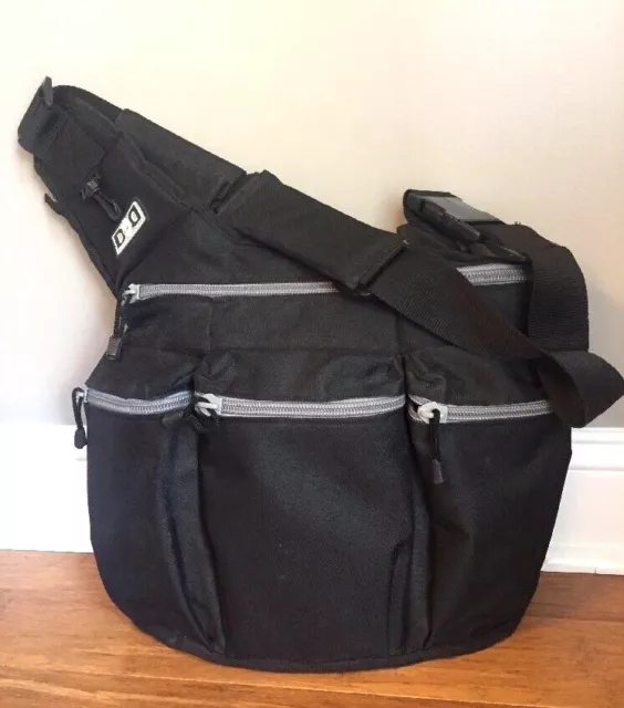 Diaper Dudes Unisex Black Diaper Messenger Bag For Dads