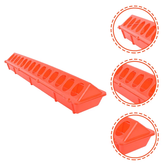 Alimentadores para codornices para aves de corral comederos para aves de corral alimentador para pollos