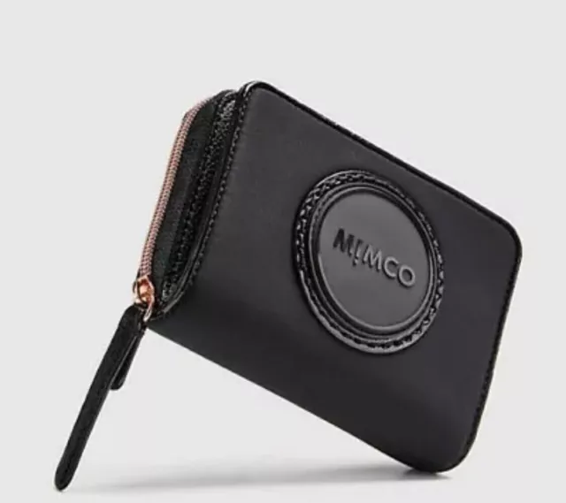 MIMCO Serenity Medium Coin Pouch Wallet Clutch Purse Black• Authentic• Brand New