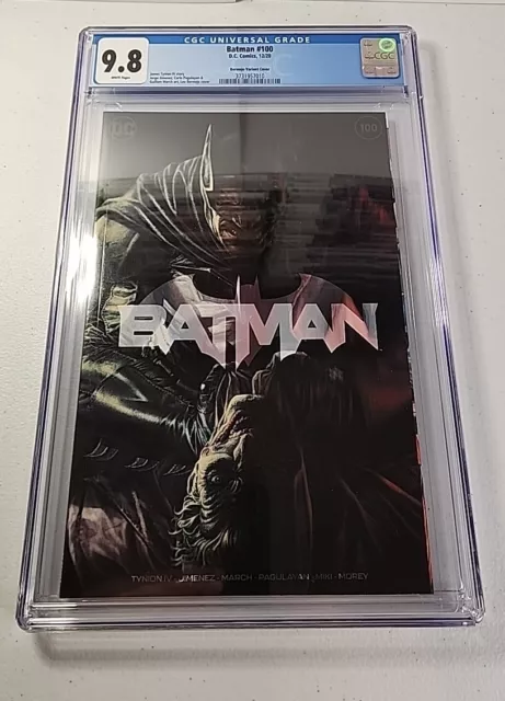 Batman #100 CGC 9.8 Lee Bermejo Variant Cover