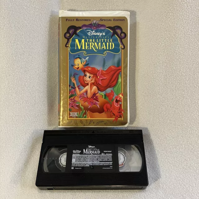 WALT DISNEY THE Little Mermaid (VHS, 1998, Masterpiece Special Edition ...