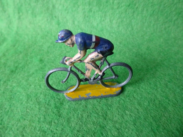 Figurine Cycliste Quiralu En Métal - Tour De France - Vélo Coureur Vintage - Occasion