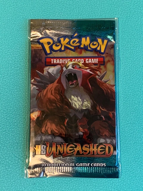 Pokemon Heart Gold Soul Silver Unleashed Booster Pack - Entei - New/Sealed