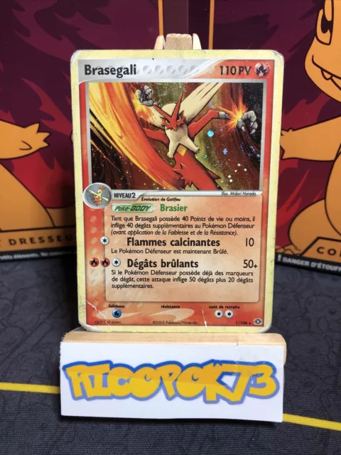 Brasegali Holo - EX:Emeraude - 1/106 - Carte Pokemon Française