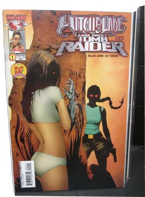 Witchblade And Tomb Raider RED EYES Cover Top Cow Image Comics Dynamic Forces NM