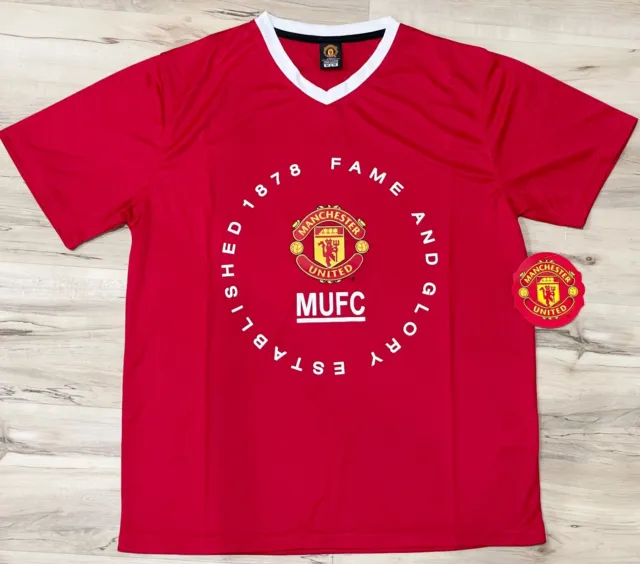 2011 Manchester United FC Polyester Fan version Jersey OFFICIAL LICENSED Mens M