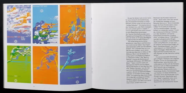 OTL AICHER Die Regenbogenspiele, Dackel Waldi Oly München 1972, Katalog 2012 RAR 3