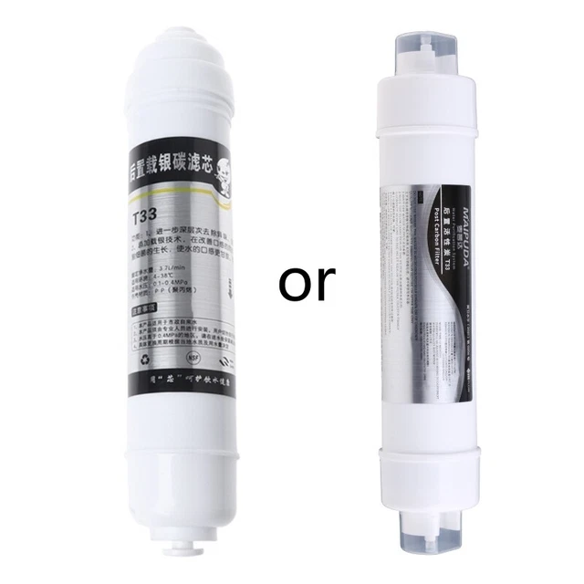 Purificador de agua filtro de agua cartucho de membrana de ultrafitrificación de carbono T33