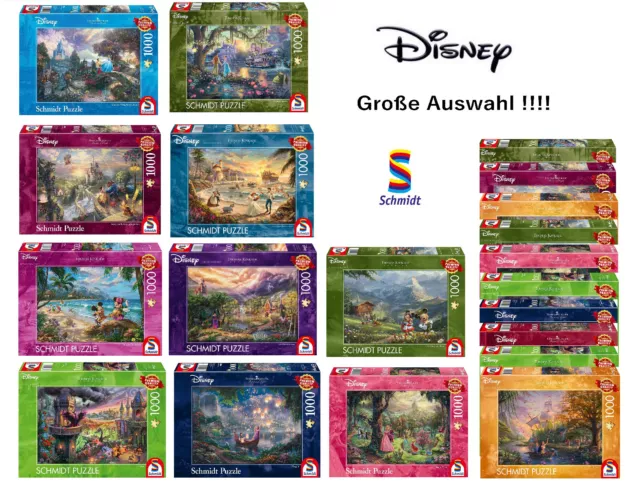 Schmidt Spiele - Thomas Kinkade Studios - Puzzle - Disney - Auswahl # Neuovp
