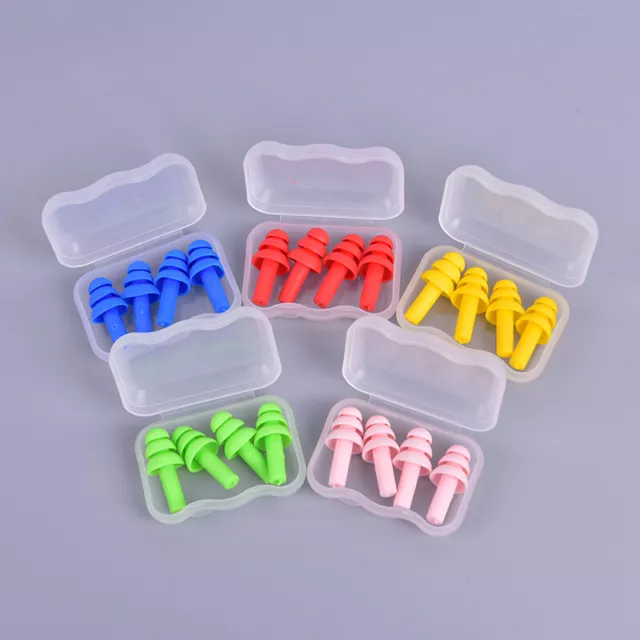 2 Pair Ear Plugs Sleep Noise Prevention Earplugs Travel Sleeping Noise Reduct*QU