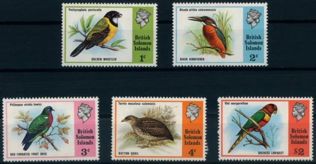 Salomoninseln; Vögel 1975 kpl. **  (21,-)