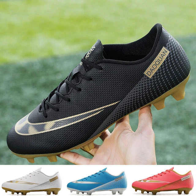 Neu Herren Kinder Fußballschuhe Outdoor Nockenschuhe Kickschuhe Fussball SchuheD