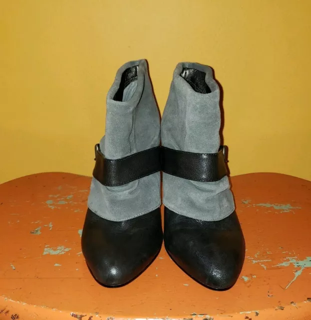 Miss Sixty Ankle Suede Leather Boots Women Size 38