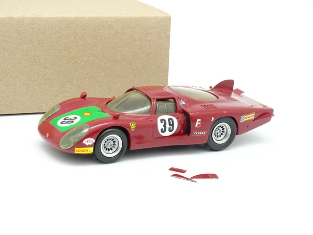 Kit Monté Provence Moulage 1/43 - Alfa Romeo 33.2 Le Mans 1968 N°39 - À Restaurer (aileron)