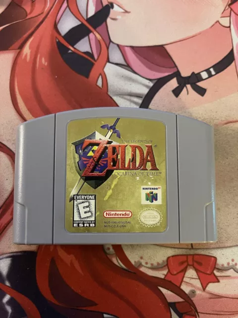 The legend of Zelda ocarina of time authentic Nintendo 64