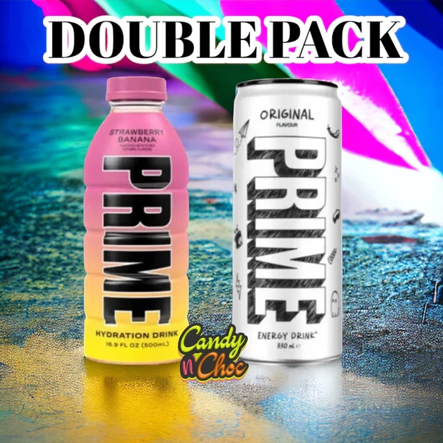 Prime Hydration Strawberry Banana, Bevanda Aromatizzata Alla Banana E Fragola Da 500ml – American Uncle - Foto 5