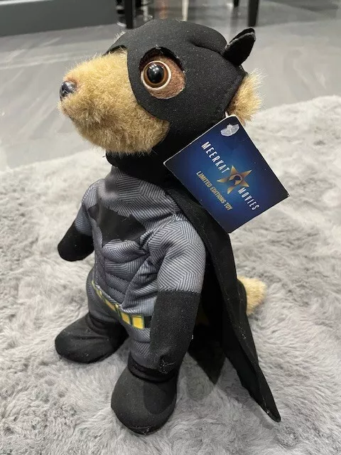 Compare the Market Limited Edition Aleksanr as Batman Meerkat Soft Toy