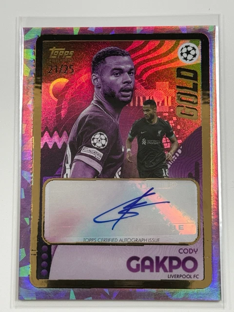 CODY GAKPO /50 Gold 2022-23 Topps Stadium Club Chrome