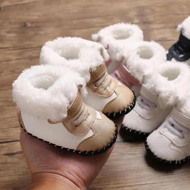 Scarpe neonate bambine bambino neonato bambino neonato antiscivolo pram culla stivali PreWalker
