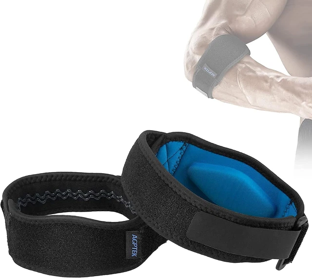 2 Pz Supporto Gomito per Tennista E Golfista Tutore Epicondilite, Fascia Gomito