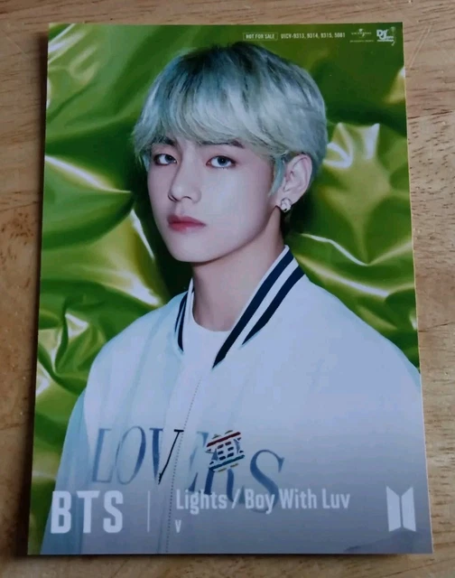 BTS V テテ　直筆　サイン　写真　Lights / Boy With Luv BTS V テテ 直筆 サイン 写真 Lights / Boy With Luv BTS