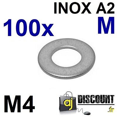 100x rondelle Plate M3 Ф9mm H1mm DIN7349 Acier INOX A2 C19090 Aerzetix 