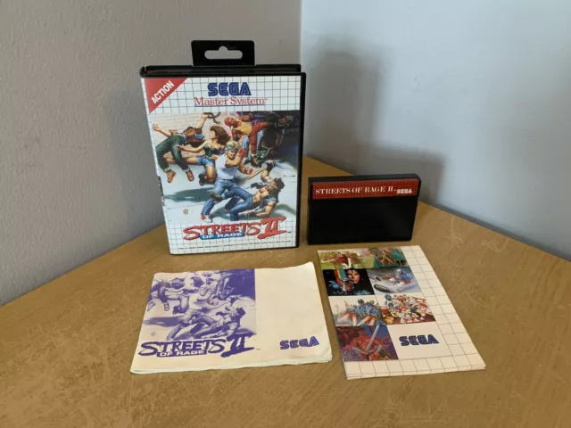 Streets of Rage II 2 - Sega Master System - PAL - Boxed Complete