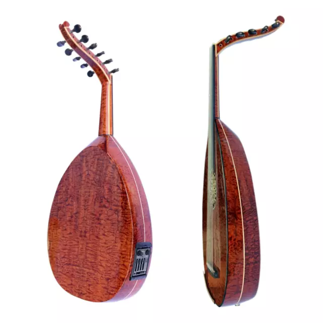 Special Electric Turkish Oud String Musical Instrument UNQ-20E By Miras