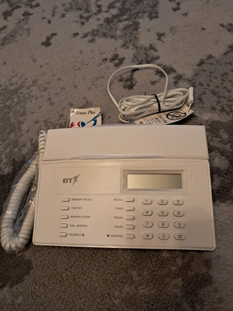 BT LANDLINE PHONE. VENUE PLUS. Boxed. Full Working Order. 1990's £18.73 ...