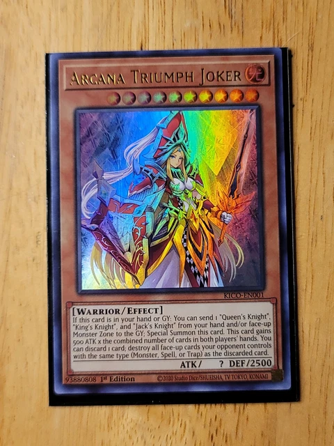 Yugioh! Arcana Triumph Joker - KICO-EN001 - Ultra Rare - 1st Edition NM/M