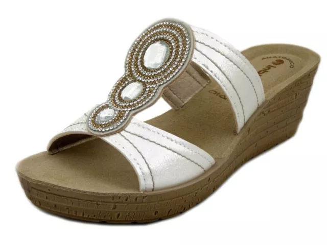 Sandali online zeppa gioiello